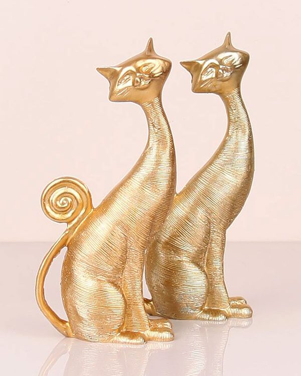Kedi Biblo İkili Altın Gümüş
