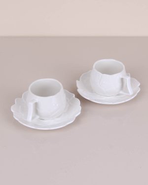 Porselen İkili Kahve Fincanı