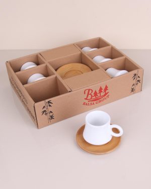 Bambulu Kahve Fincan Takımı