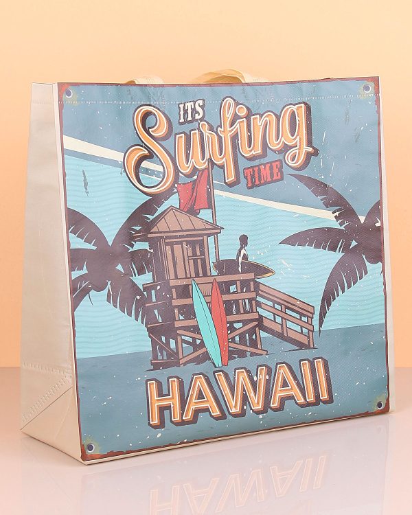 Alışveriş Çanta Hawai Desen